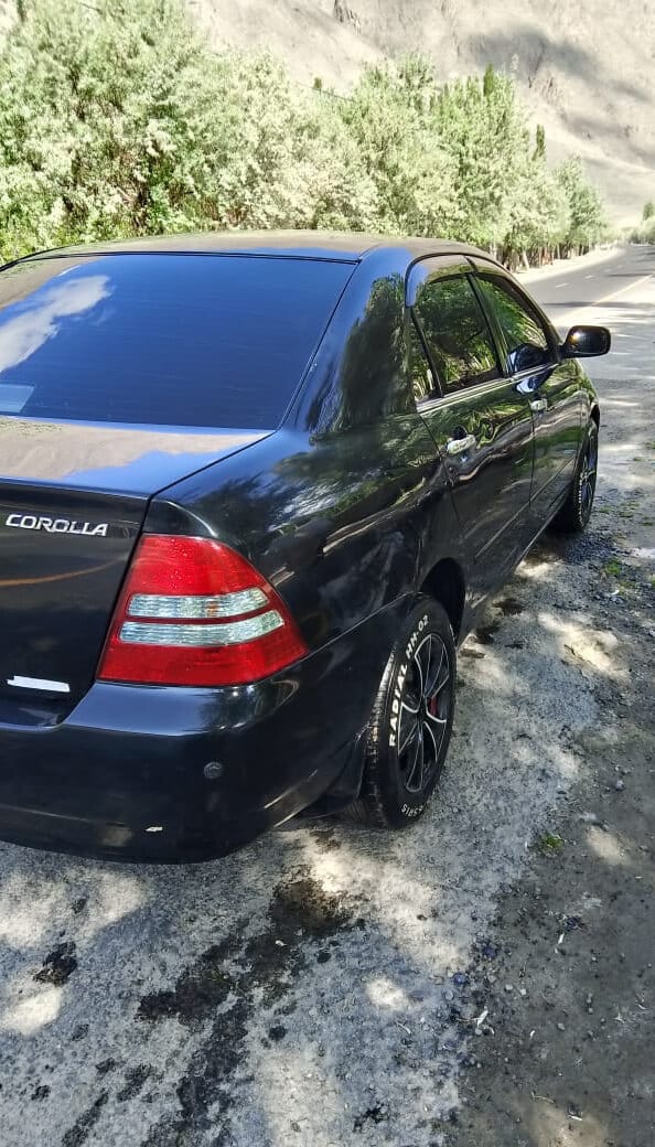 rent toyota corolla car in skardu
