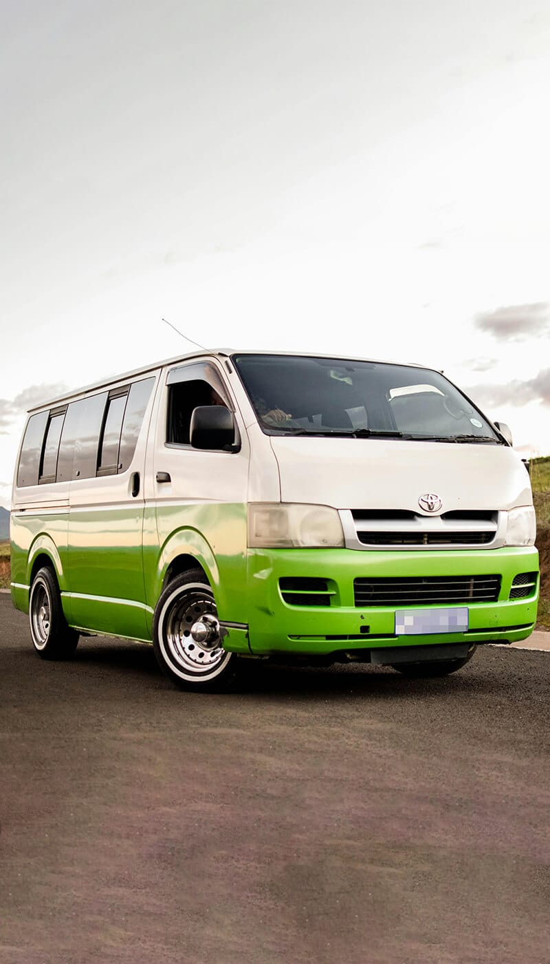 toyota hiace grand cabin for rent in skardu